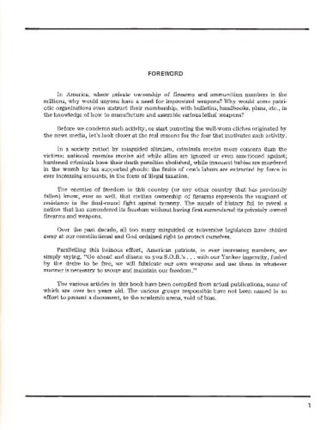 Improvised Weapons of the American Underground (The Combat bookshelf)