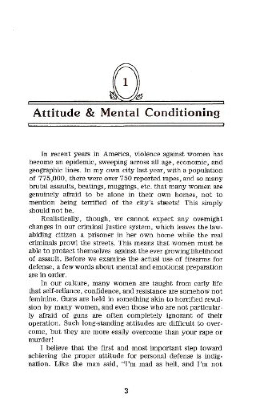 Survival Shooting for Women