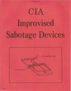 CIA Improvised Sabotage Devices