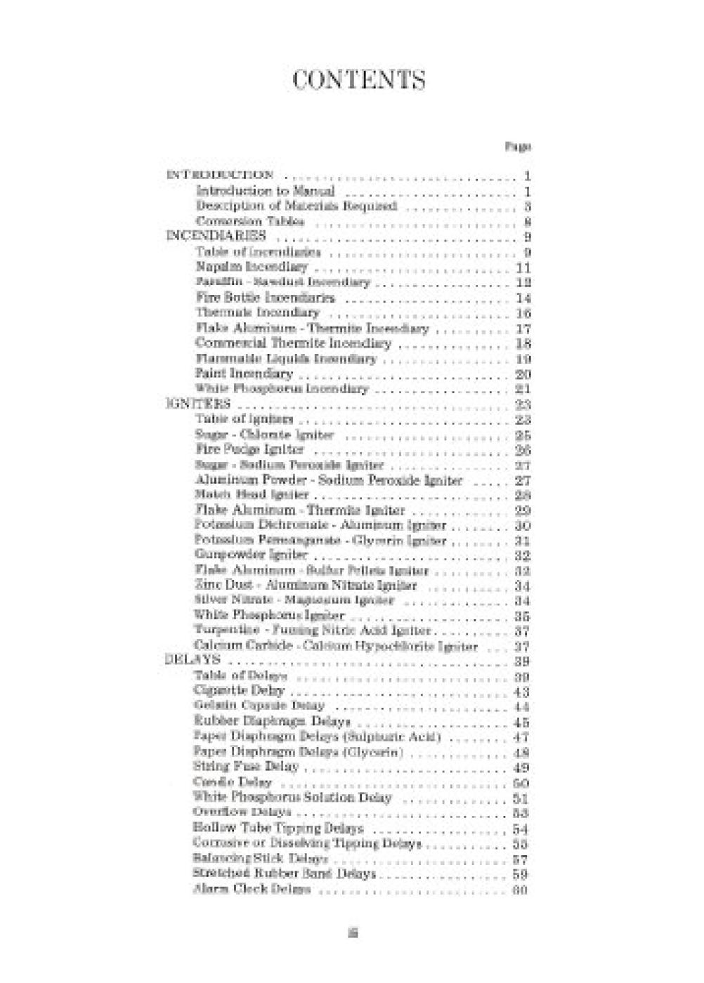 CIA Field Expedient Incendiary Manual