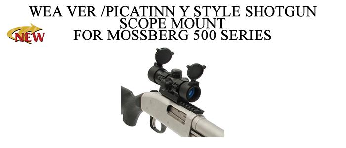 Weaver/Picatinny Style Shotgun Scope Mount For Mossberg 500 Series