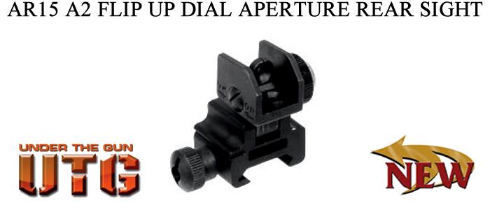 Ar15 A2 Flip Up Dial Aperture Rear Sight