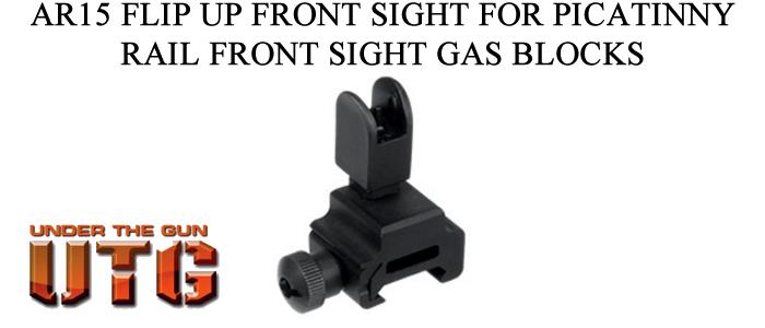 Ar15 Flip Up Front Sight For Picatinny Rail Front Sight Gas Blocks