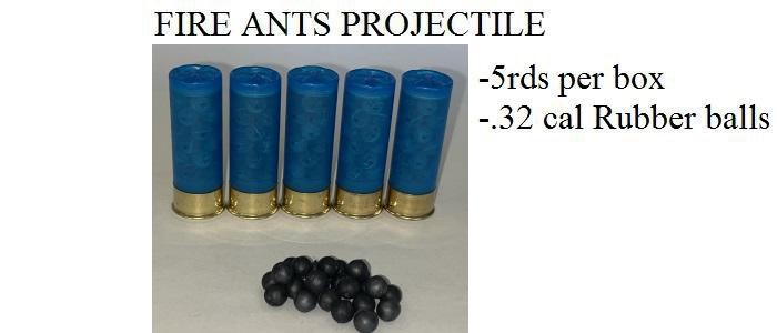 "FIRE ANTS" Stinger Law Enforcement Projectile 5Rd Box