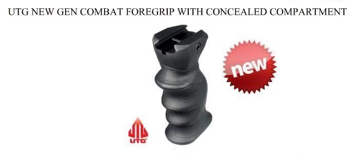 UTG New Gen Combat Foregrip with Concealed Compartment 