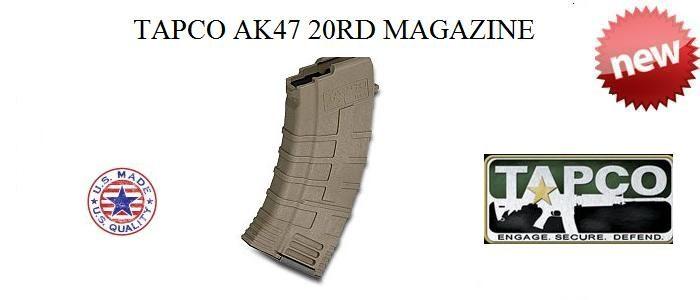 Tapco Ak 20Rd Magazine In Dark Earth