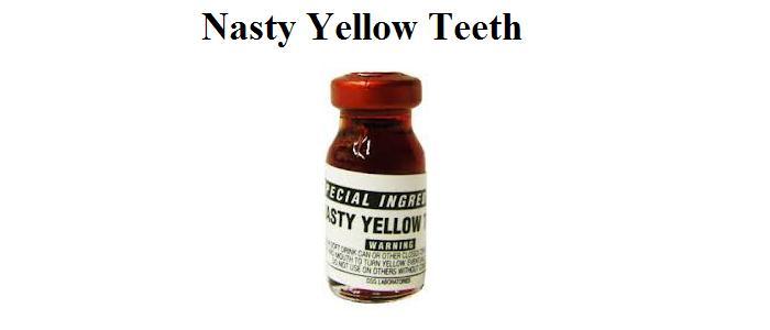 Nasty Yellow Teeth