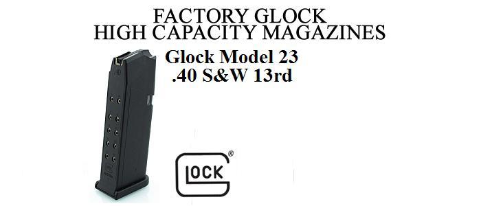 Glock Factory Model 23, .40 S&W, 13rds