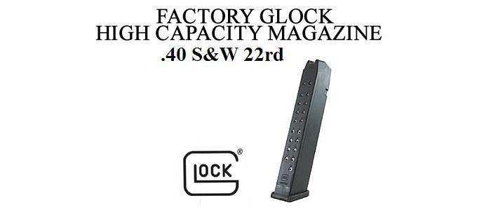 Glock Factory, .40 S&W, 22rds