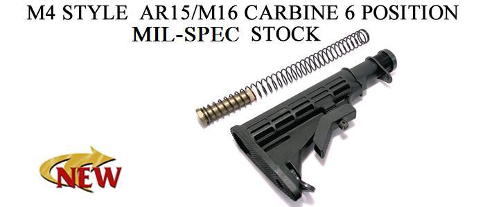 M4 Stock Assembly In Black