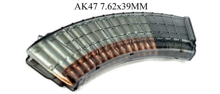 AK-47, 7.62X39, 30Rd Mag (Smoke)