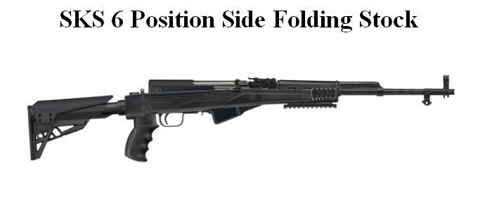SKS 6 Position Side Folding Stock with Scorpion Recoil System and Adjustable Cheekrest
