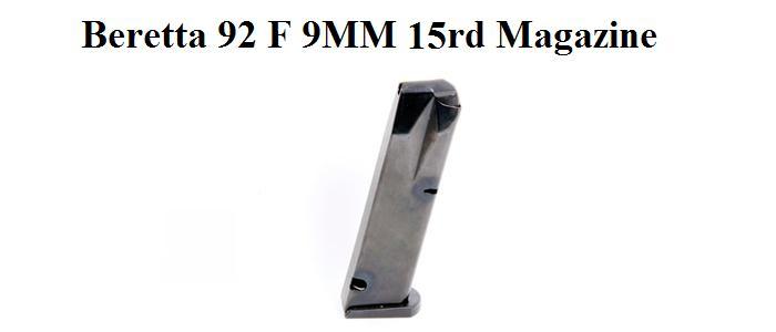 Beretta 92F/92FS, 9MM, 15rd Magazine