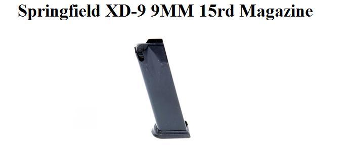 Springfield XD-9, 9MM, 15rd Magazine
