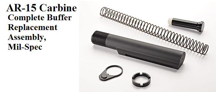 AR-15 Carbine Complete Buffer Replacement Assembly, Mil-Spec
