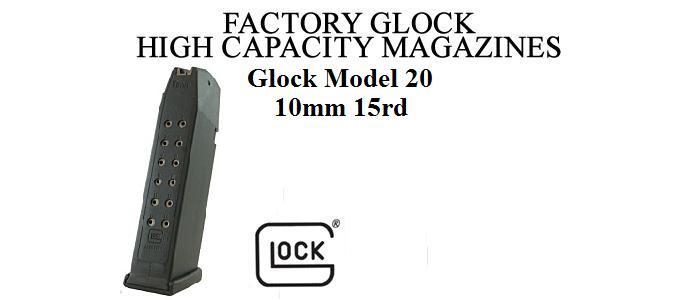 Glock Factory Model 20, 10mm, 15rds