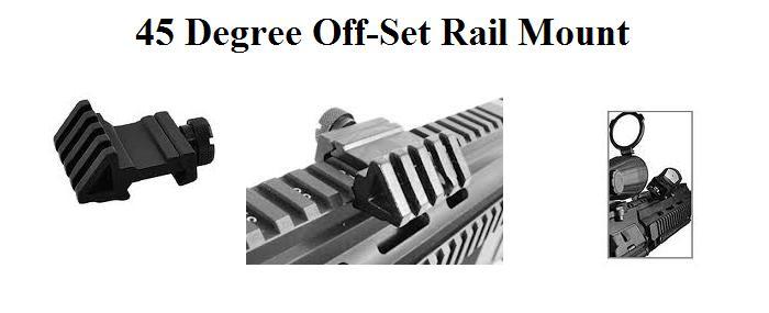 45 Degree Off-Set Rail Mount