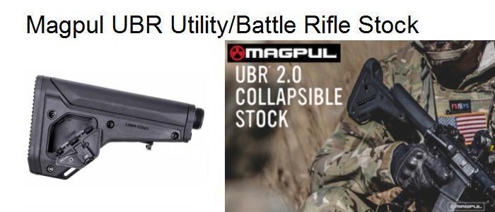 Magpul UBR Gen 2 AR-15/AR-10 Utility/Battle Rifle Collapsible Stock