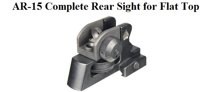 AR-15 Detachable Rear Sight for Flat Top
