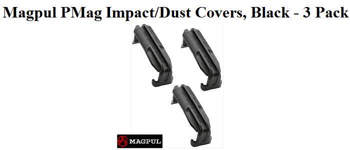 Magpul PMag Impact/Dust Covers, Black - 3 Pack