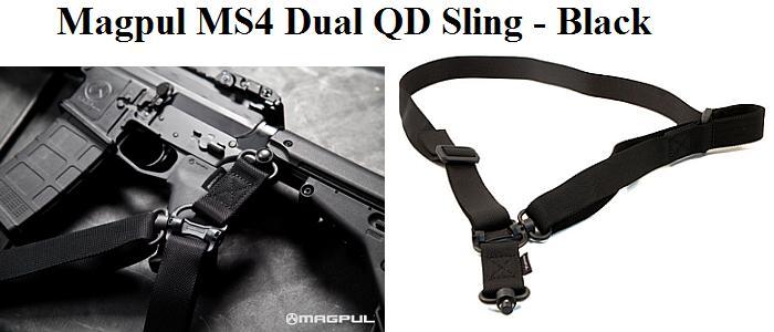 Magpul MS4 Dual QD Multi Mission Sling, Black