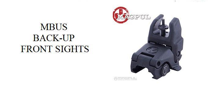Magpul Mbus Back-Up Front Sight, Black