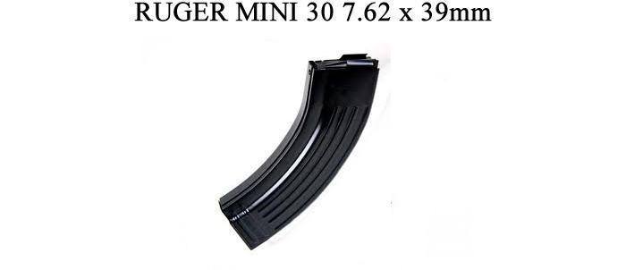 Ruger Mini 30 Magazine 7.62 X 39mm Black Steel