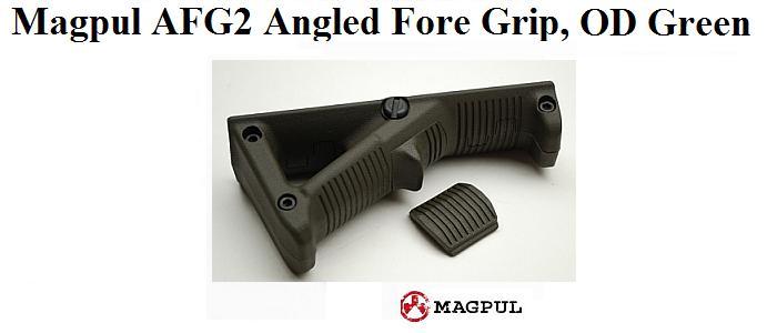 Magpul AFG2 Angled Fore Grip, OD Green