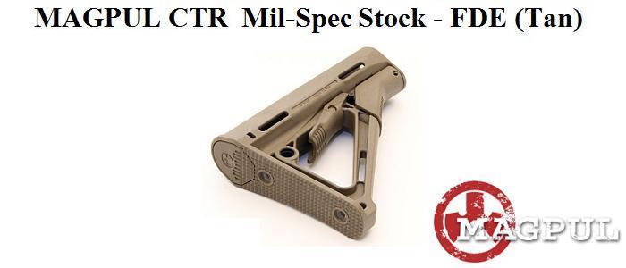 Magpul CTR Mil-Spec Carbine Stock - FDE (Tan)
