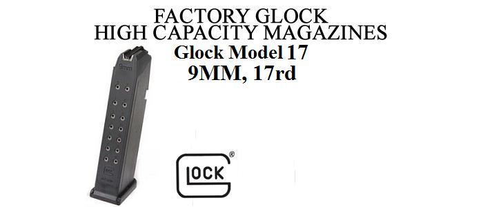 Glock Factory Model 17, 9MM, 17rds