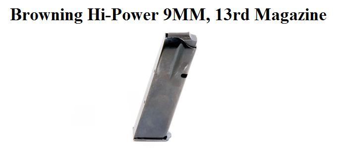 Browning Hi-Power 9MM 13rd Magazine