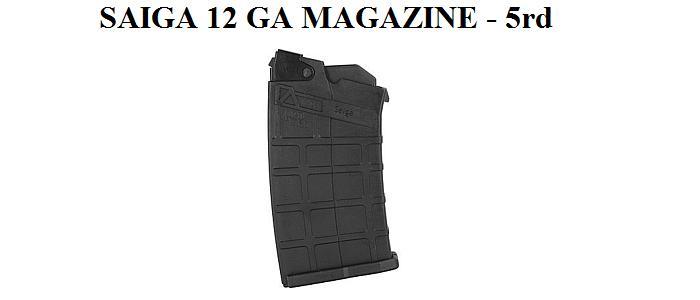 Saiga 12ga 5 Round Magazine