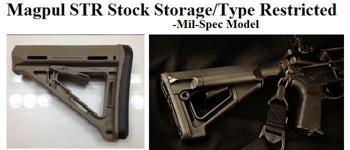 Magpul STR Storage/Type Restricted Stock - OD Green, Mil-Spec Model