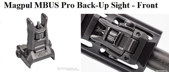 Magpul Mbus Pro Back-Up Sights - Front