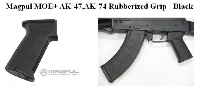Magpul AK-47 MOE + Pistol Grip Rubberized - Black