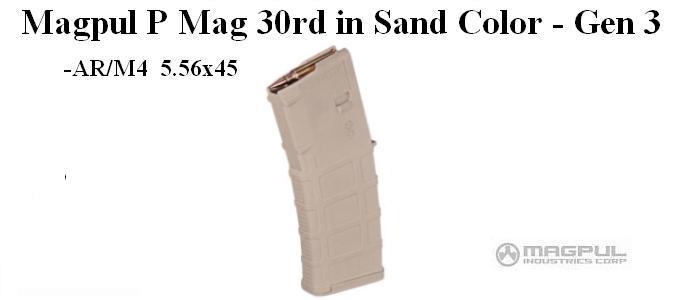 Magpul PMAG .223 30rd Sand - Gen 3