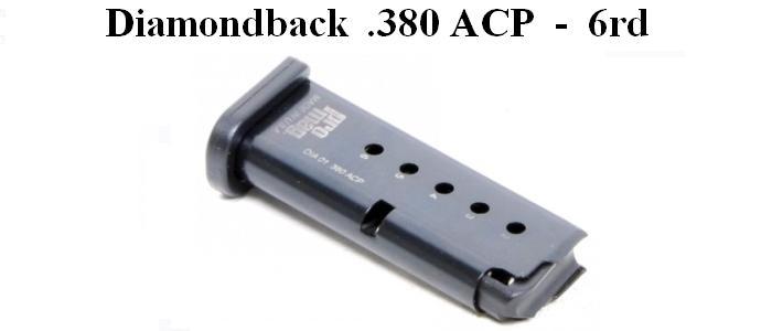 Diamondback 380 ACP - 6 Rd Magazine