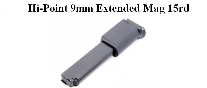 Hi-Point 9mm Pistol and Carbine Extended 15rd Magazine