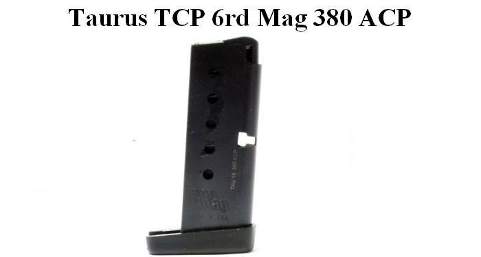 Taurus TCP, .380 ACP, 6 Rd Magazine 
