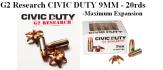 9MM Civic Duty - 20rds