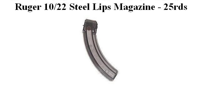 Butler Creek Ruger 10/22 "Steel Lips" 25 Round Magazine (22LR)