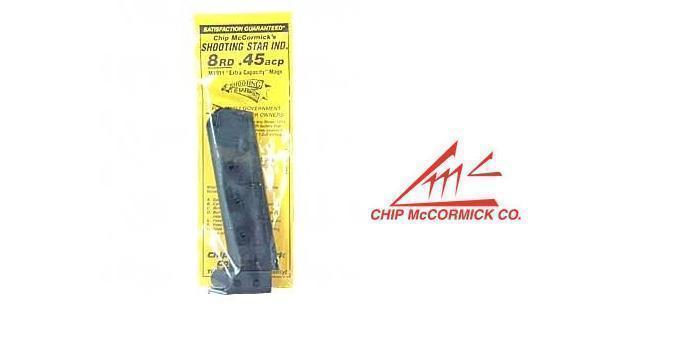 Chip McCormick Match Grade M1911Style 45 ACP 8rd Magazine with Long Pad (Black)