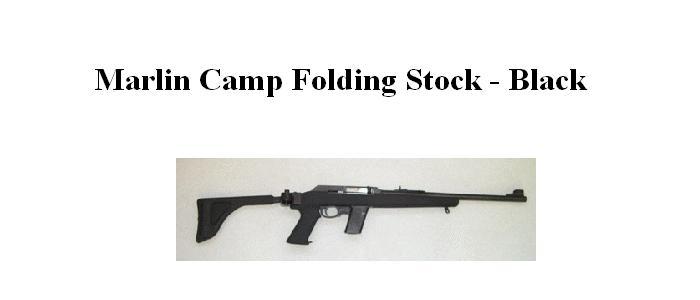 Marlin Camp Carbine Folding Stock - Fits both 9mm and .45ACP models.
