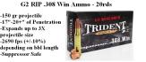 G2 RIP 308 Rip Out Trident - 20rds