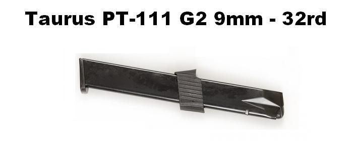 Taurus PT-111 G2 9mm Extended 32rd Magazine