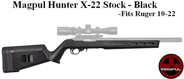 Magpul Hunter X-22 Stock - Ruger 10-22- Black