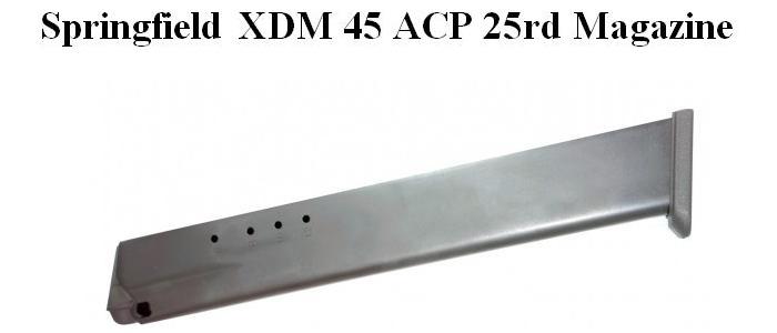 Springfield XDM 45 ACP 25rd Extended Magazine