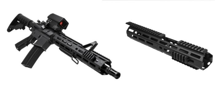 AR-15 Carbine M-LOK Handguard, Extended length (For 16" Barrel)