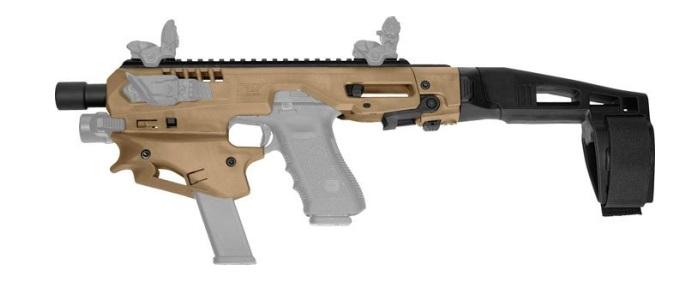 MCK Micro Conversion Kit for Glock 17,19,19X,22,23,31,32 Tan