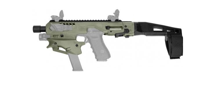 MCK Micro Conversion Kit for Glock 17,19,19X,22,23,31,32 OD Green